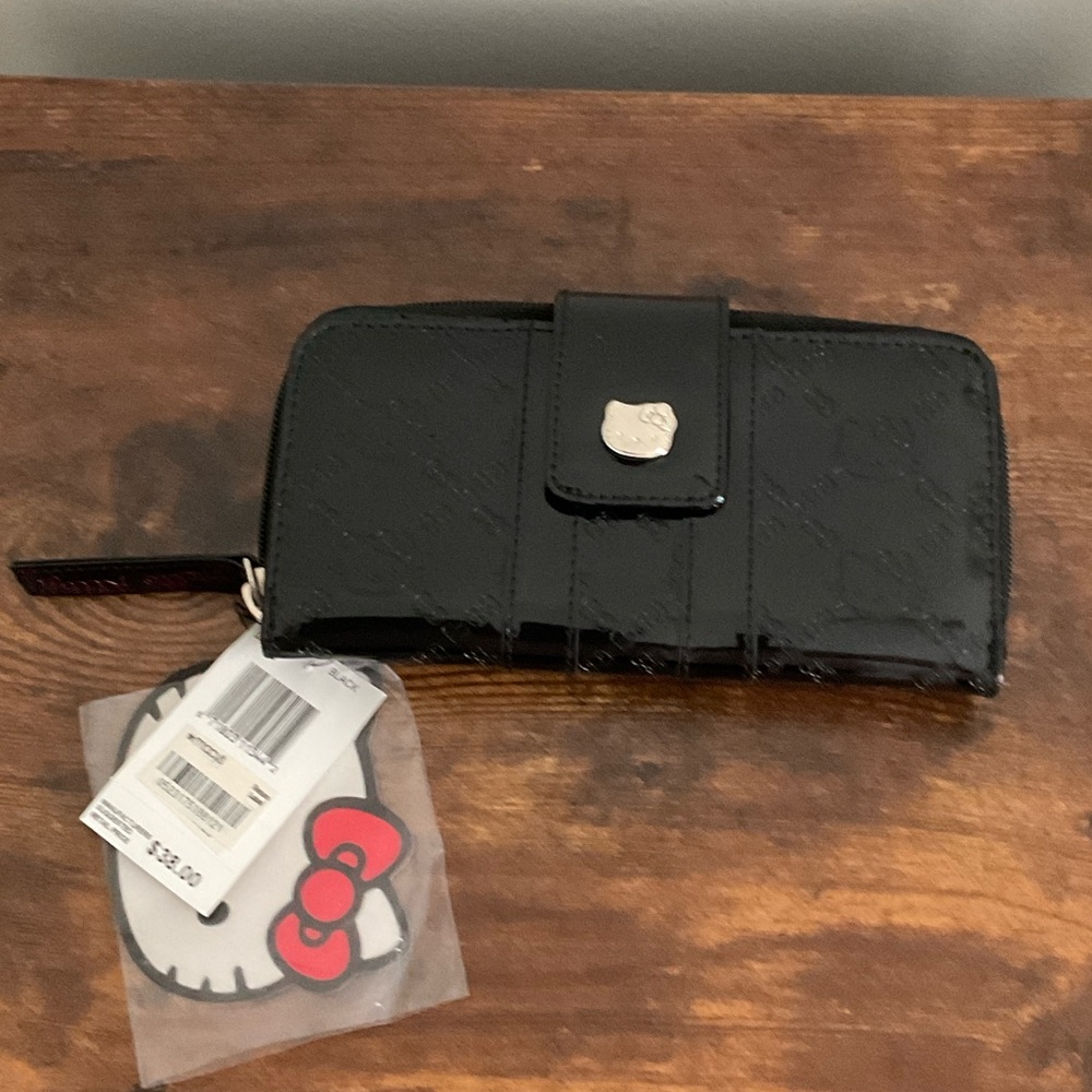 Loungefly Black Wallet Hello Kitty